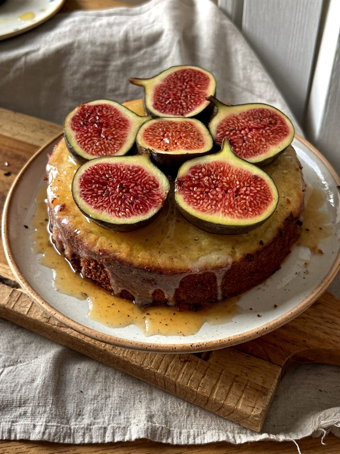 Fig and honey cake